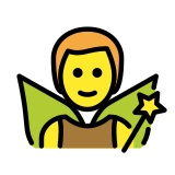 Man fairy - OpenMoji