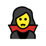 Woman vampire - OpenMoji