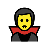 Man vampire - OpenMoji