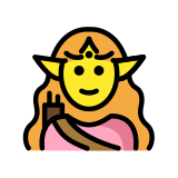 Woman elf - OpenMoji