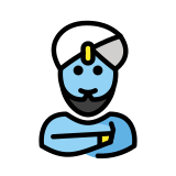 Man genie - OpenMoji