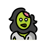 Woman zombie - OpenMoji