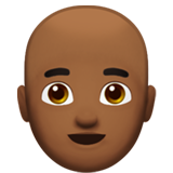 man: medium-dark skin tone, bald