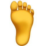 Foot emoji