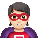 superhero: light skin tone