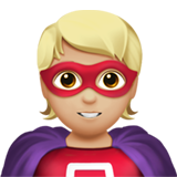 superhero: medium-light skin tone