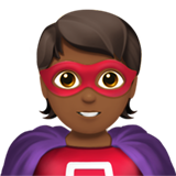 superhero: medium-dark skin tone