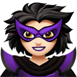 woman supervillain: light skin tone