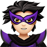 supervillain: light skin tone