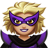 woman supervillain: medium-light skin tone