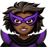 woman supervillain: medium-dark skin tone