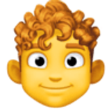 Man: curly hair - Facebook