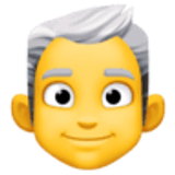 Man: white hair - Facebook