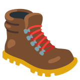 Hiking boot - Noto Color Emoji