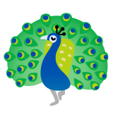 Peacock - Noto Color Emoji