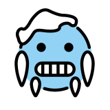 Cold face - OpenMoji