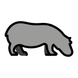 Hippopotamus - OpenMoji