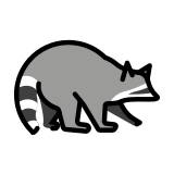 Raccoon - OpenMoji