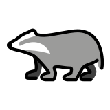 Badger - OpenMoji