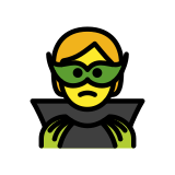 Supervillain - OpenMoji