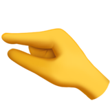 Pinching gesture Whatsapp