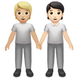 people holding hands: medium-light skin tone, light skin tone
