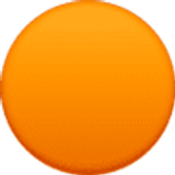 Orange circle - Facebook