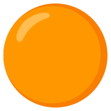 Orange circle - Noto Color Emoji