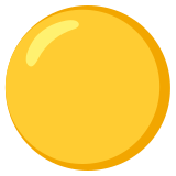 Yellow circle - Noto Color Emoji