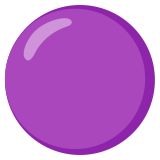 Purple circle - Noto Color Emoji
