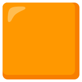 Orange square - Noto Color Emoji