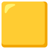 Yellow square - Noto Color Emoji