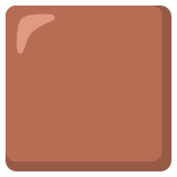 Brown square - Noto Color Emoji