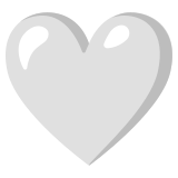 White heart - Noto Color Emoji