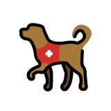 Service dog - OpenMoji