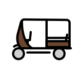 Auto rickshaw - OpenMoji