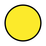 Yellow circle - OpenMoji