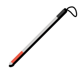 White cane - OpenMoji