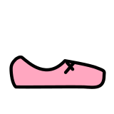 Ballet shoes - OpenMoji