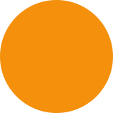 Orange circle - Twitter / X