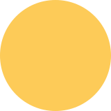 Yellow circle - Twitter / X