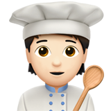 cook: light skin tone