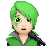 singer: light skin tone