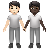 people holding hands: light skin tone, dark skin tone