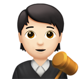 judge: light skin tone