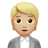 office worker: medium-light skin tone