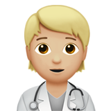 health worker: medium-light skin tone