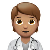 health worker: medium skin tone