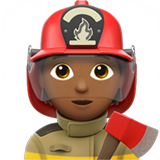 firefighter: medium-dark skin tone