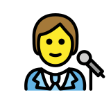 Singer - OpenMoji